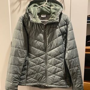 Columbia Heavenly Hooded Jacket L color Seafoam